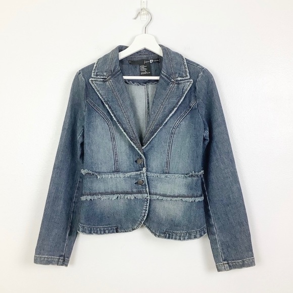 Pierre Cardin Vintage Denim Fringe 
